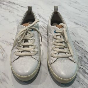 Ecco Women’s Soft Golf Shoes White/Metallic Wide Size‎ US 9/9.5 EU 40
